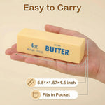 Cute Butter Squeeze Stress Balls, 2026 New Squeeze Ball Realistic Butter Stick 4 oz