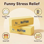 Cute Butter Squeeze Stress Balls, 2026 New Squeeze Ball Realistic Butter Stick 4 oz