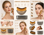 Lymphatic Contour Face Brush – Sculpting & Depuffing Facial Massage Tool with Protective Cap