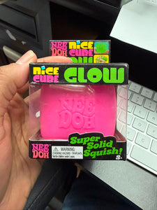 NeeDoh Nice Cube Glow-Stress Relief Squishy